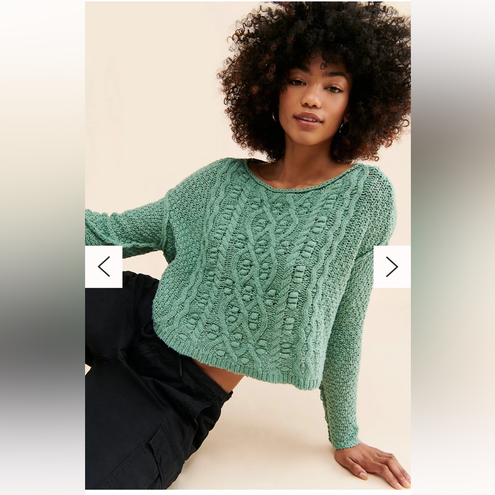 FREE PEOPLE Changing Tides Pullover NWT - Picture 3 of 12
